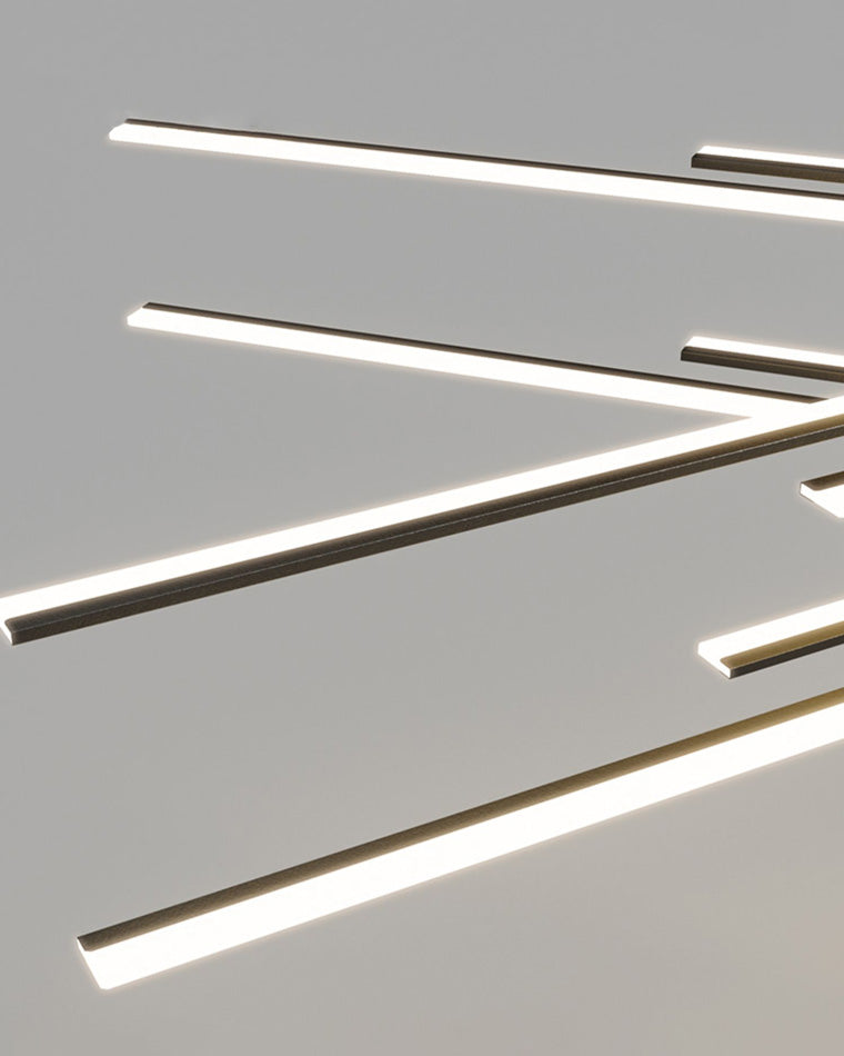 Lámpara de araña LED lineal ajustable WOMO-WM2026