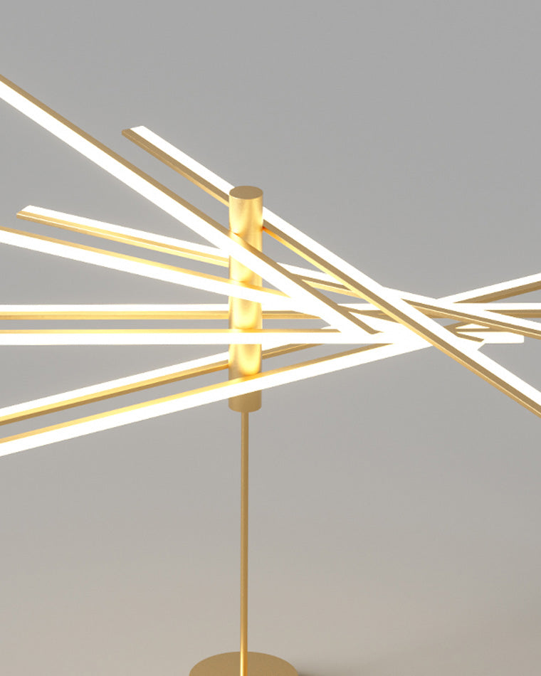 Lámpara de araña LED lineal ajustable WOMO-WM2026