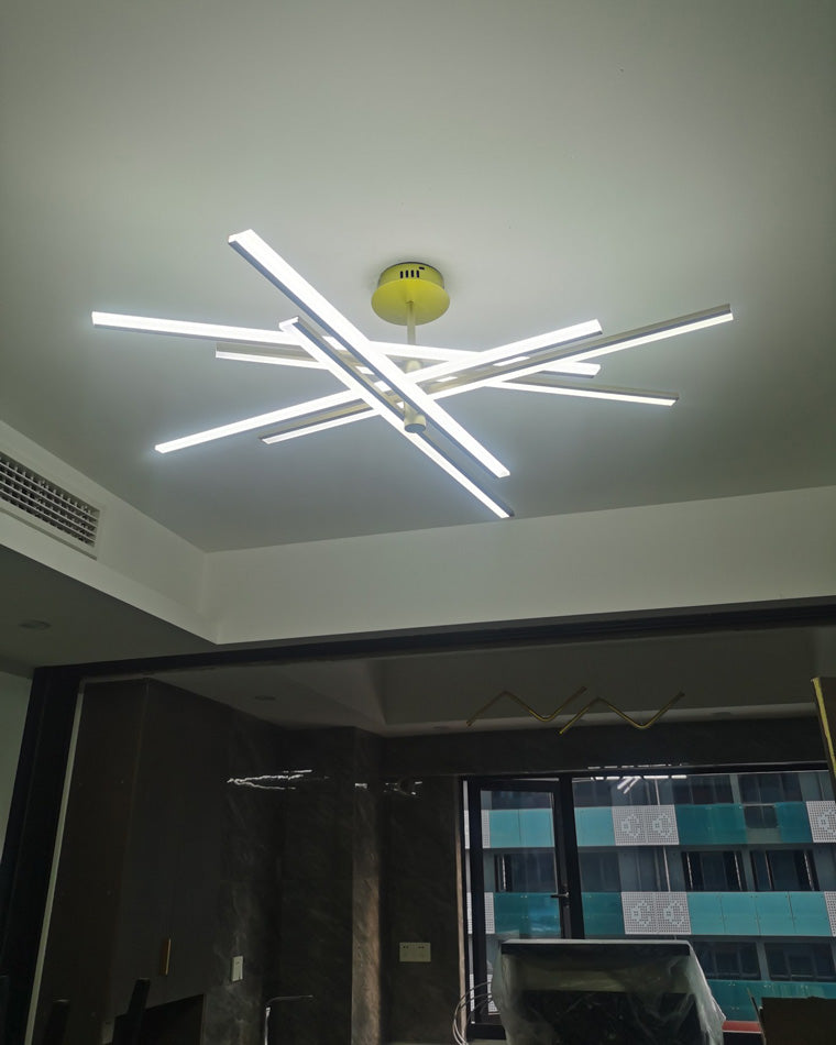 Lámpara de araña LED lineal ajustable WOMO-WM2026