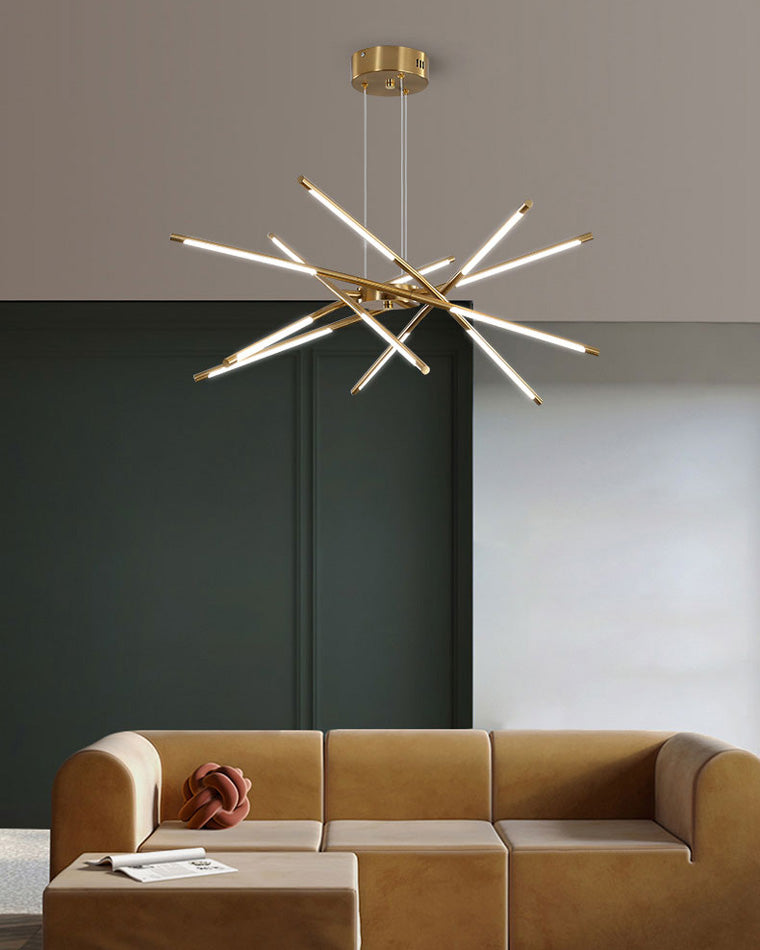 Lámpara de araña LED WOMO Light Rods-WM2034
