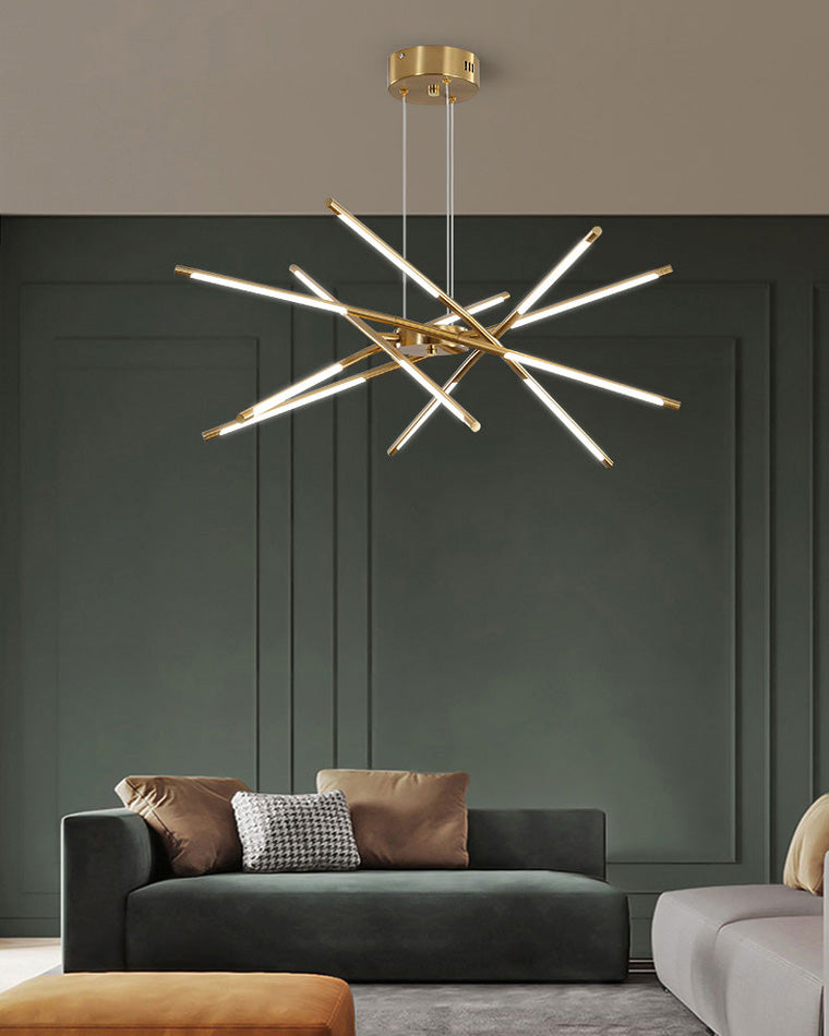 Lámpara de araña LED WOMO Light Rods-WM2034