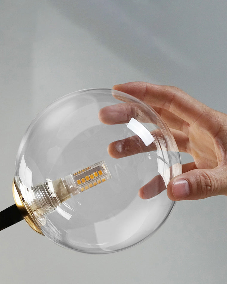WOMO Lámparas Colgantes Lineal de Burbujas de Cristal-WM2040