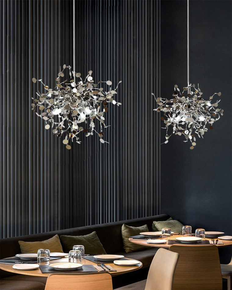WOMO Multiple Hanging Lamps Cloud Silver/Gold-WM2042