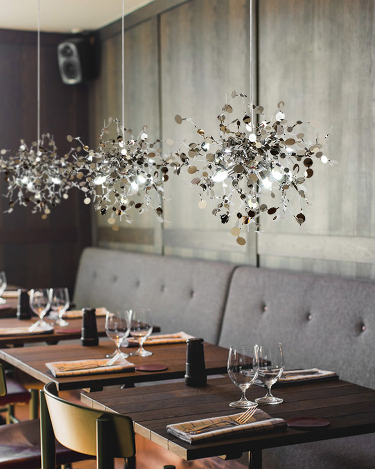 WOMO Multiple Hanging Lamps Cloud Silver/Gold-WM2042