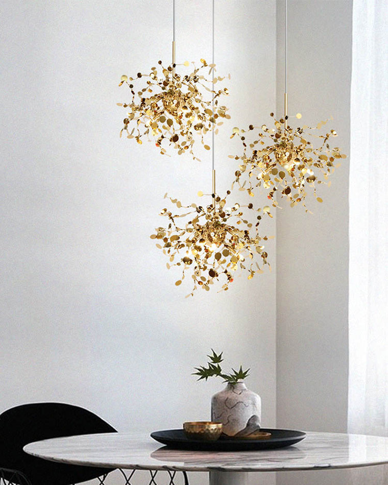 WOMO Multiple Hanging Lamps Cloud Silver/Gold-WM2042