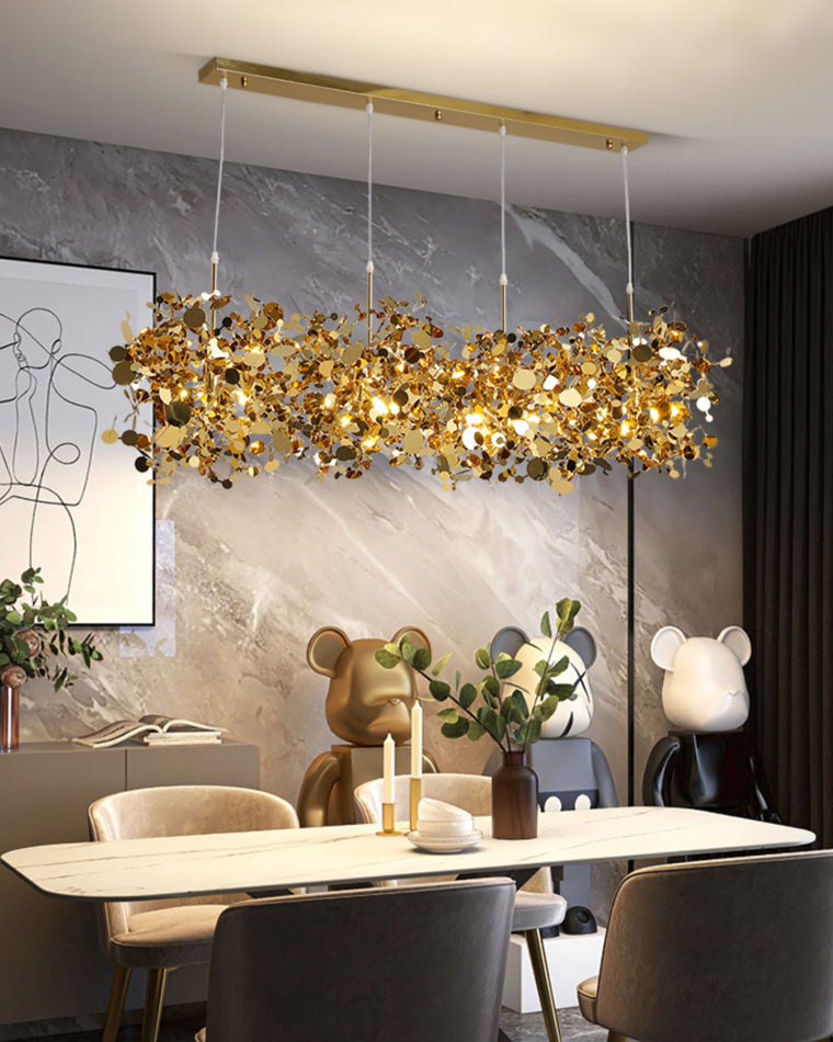 WOMO Multiple Hanging Lamps Cloud Silver/Gold-WM2042