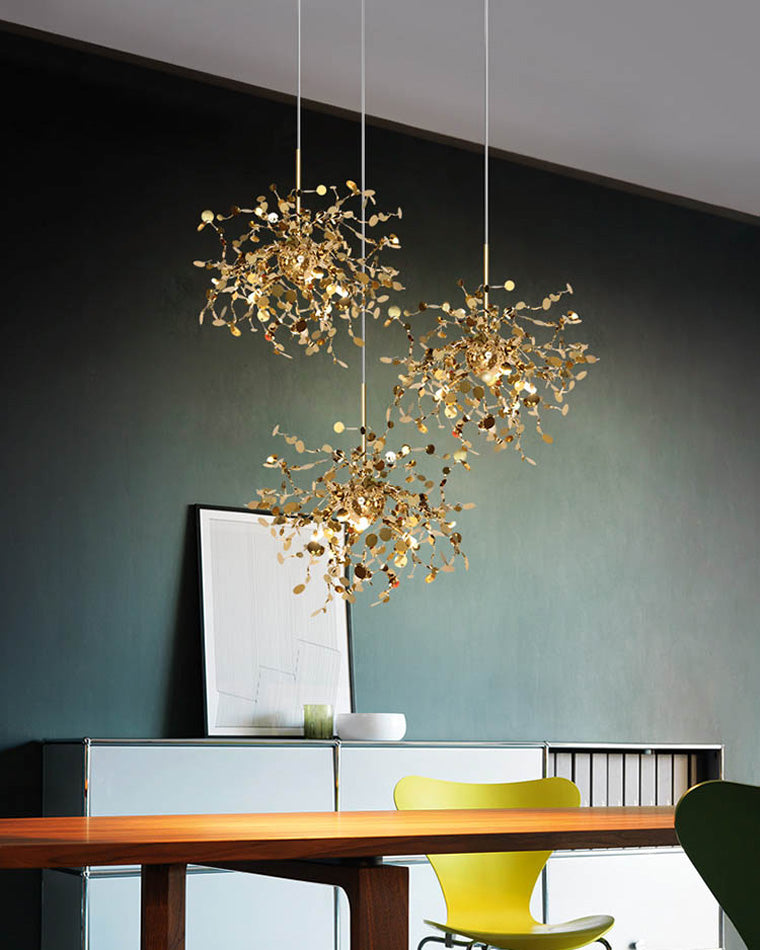 WOMO Multiple Hanging Lamps Cloud Silver/Gold-WM2042