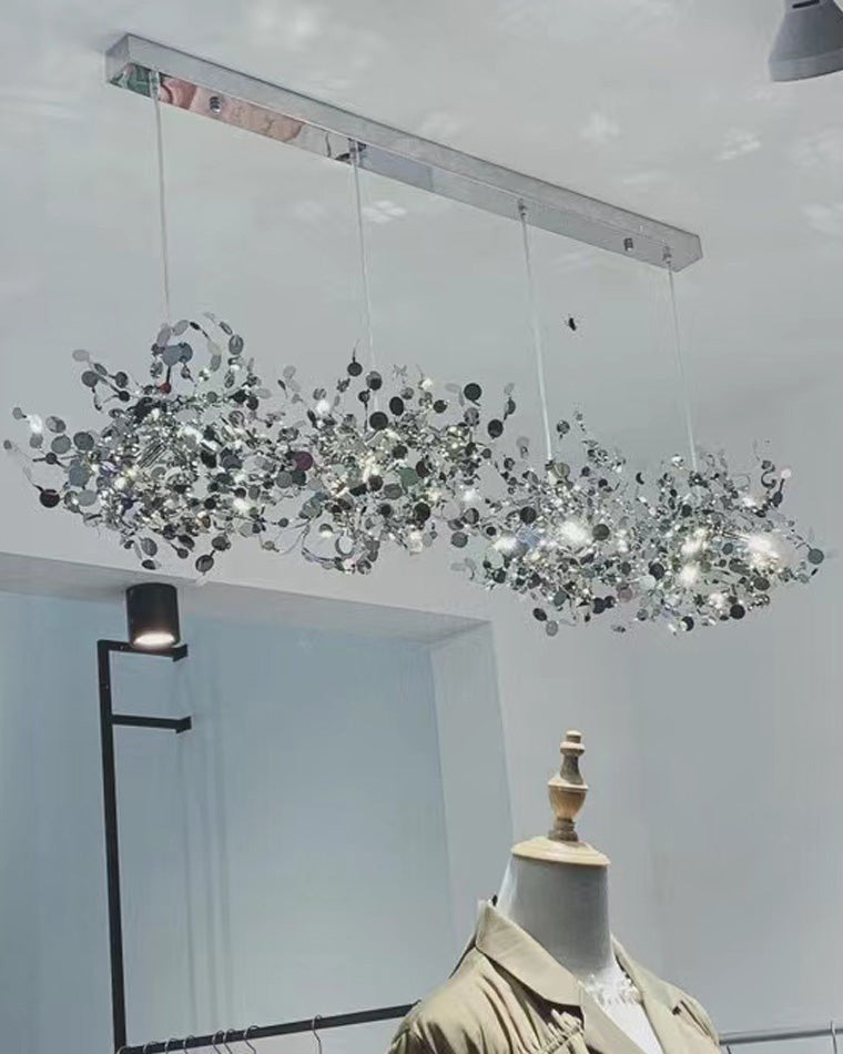 WOMO Multiple Hanging Lamps Cloud Silver/Gold-WM2042
