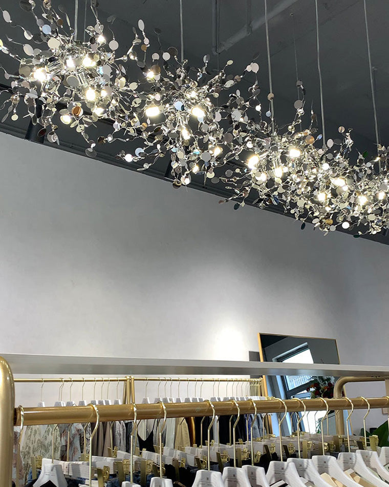 WOMO Multiple Hanging Lamps Cloud Silver/Gold-WM2042