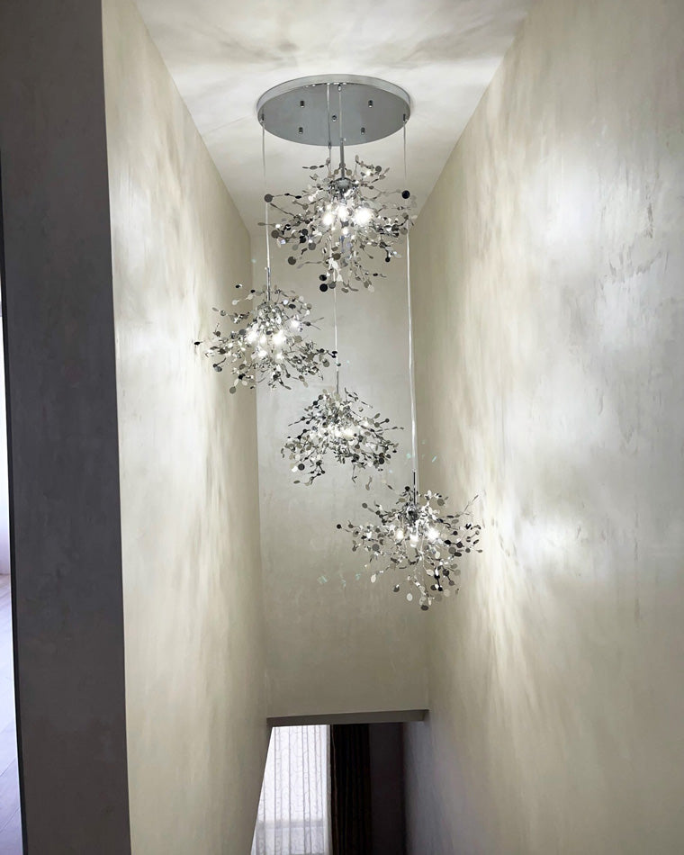 WOMO Multiple Hanging Lamps Cloud Silver/Gold-WM2042