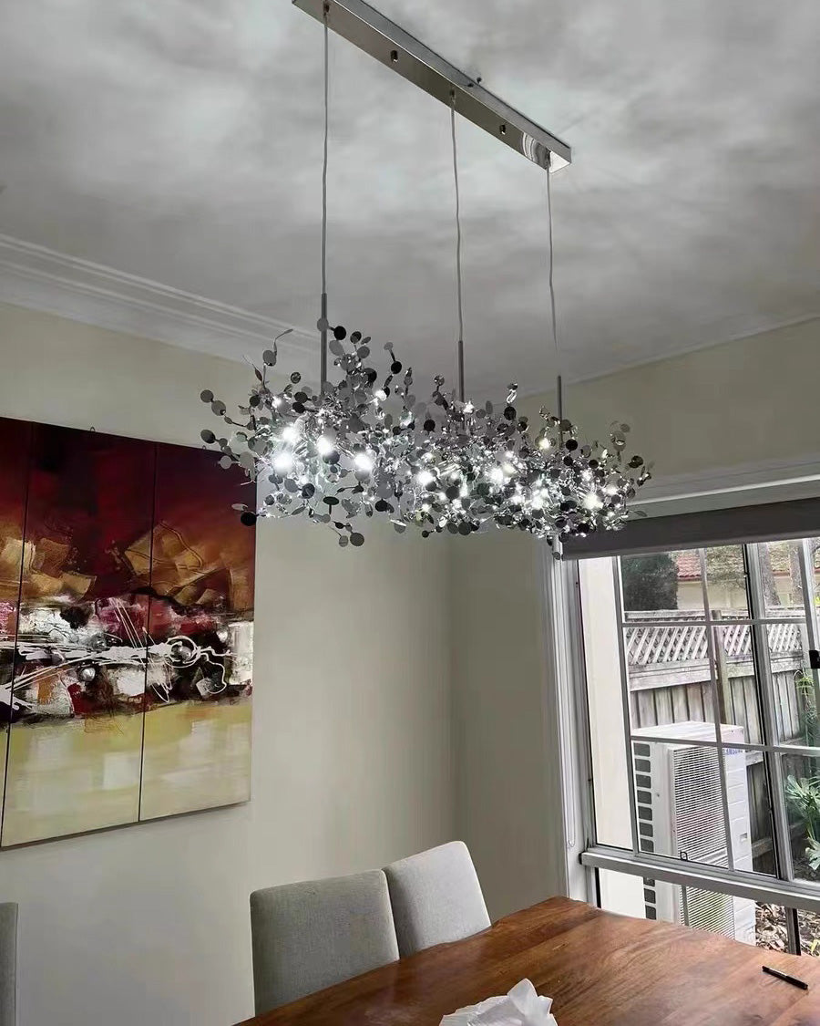 WOMO Multiple Hanging Lamps Cloud Silver/Gold-WM2042