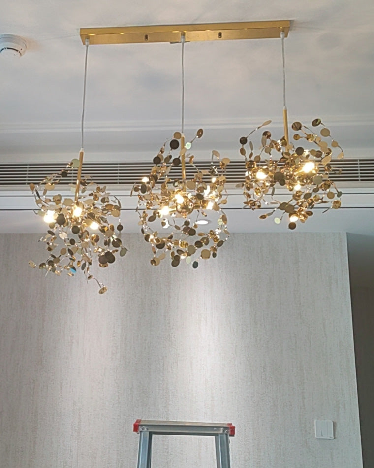 WOMO Multiple Hanging Lamps Cloud Silver/Gold-WM2042