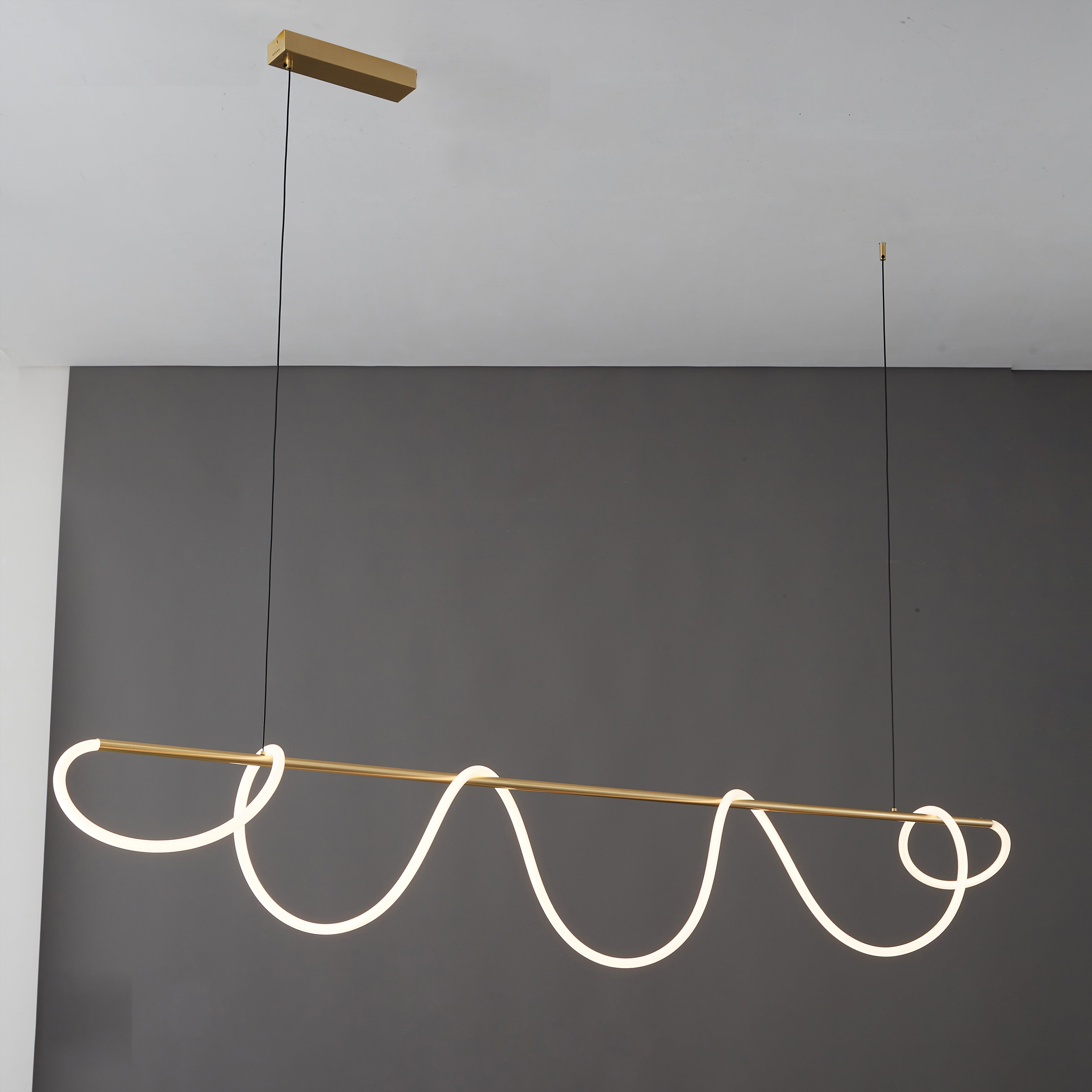 WOMO Lámparas Colgantes LED Laton Barra-WM2059a