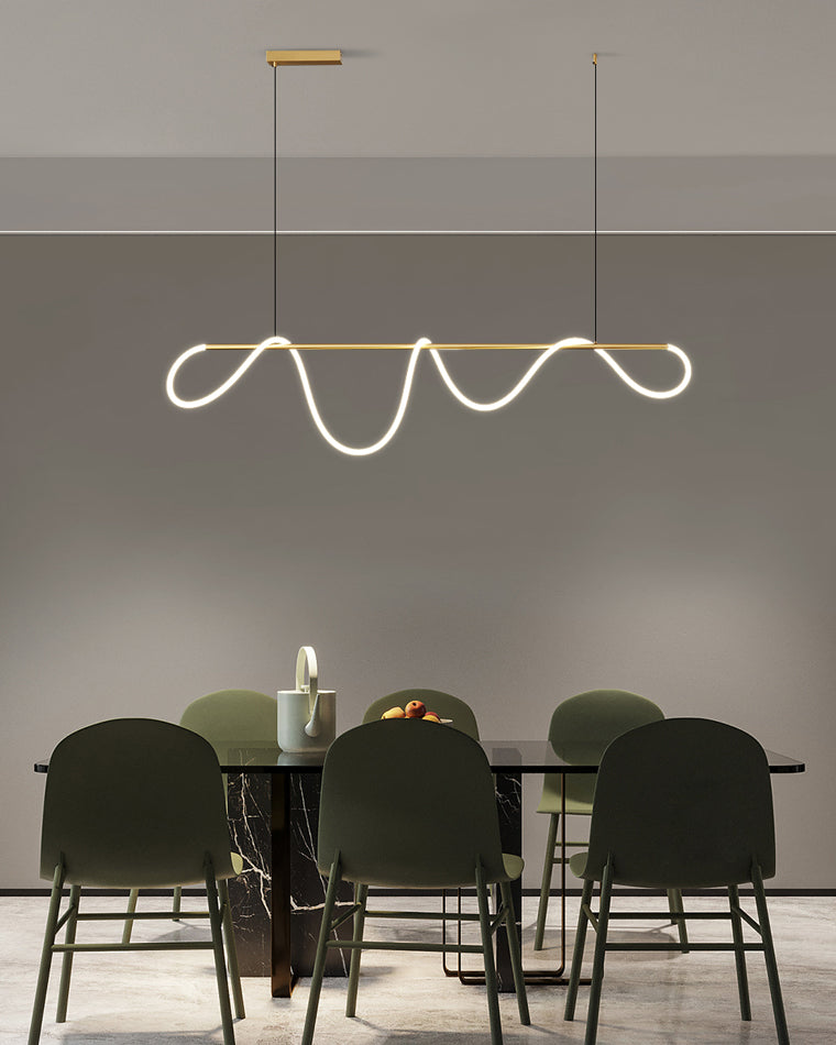 WOMO Lámparas Colgantes LED Laton Barra-WM2059a