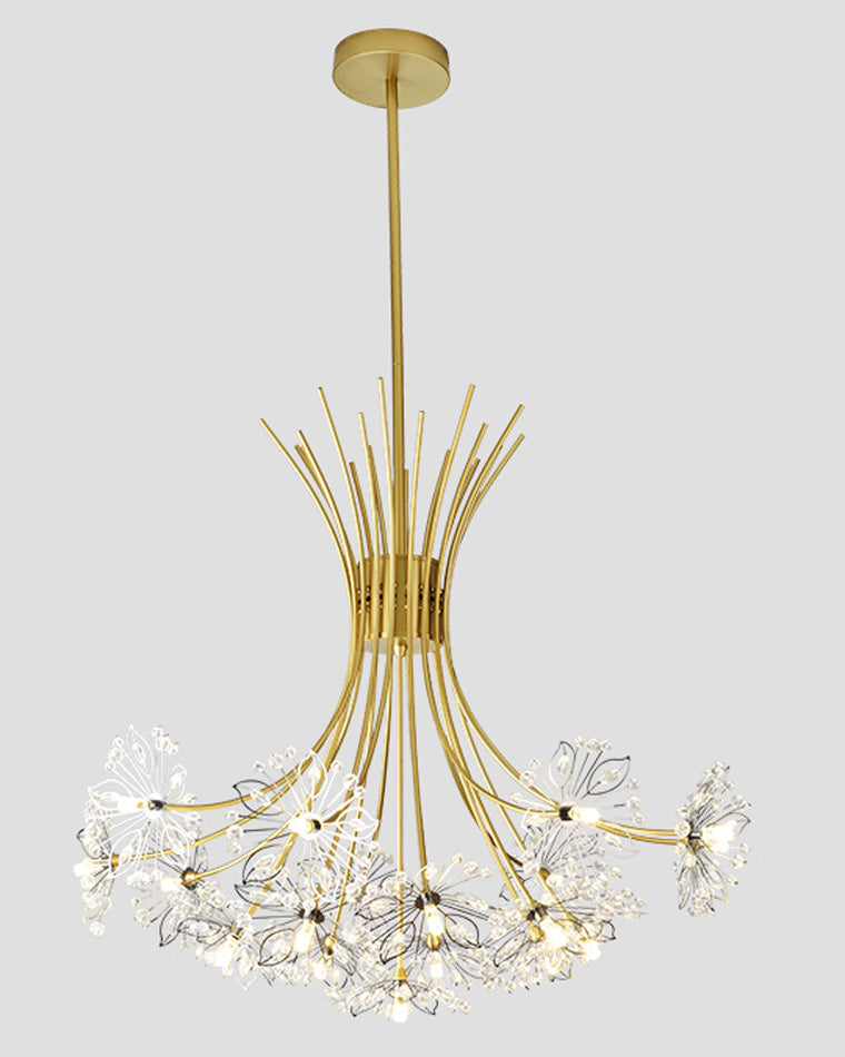WOMO Lámparas Colgantes de Cristal con Ramillete de Gypsophila-WM2077