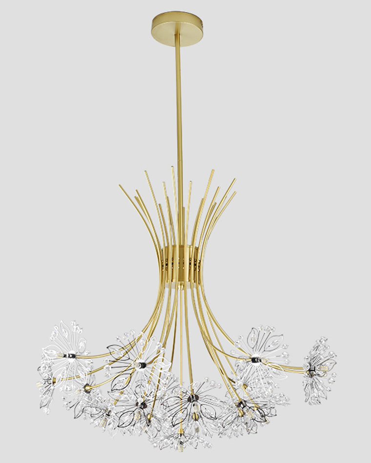 WOMO Lámparas Colgantes de Cristal con Ramillete de Gypsophila-WM2077
