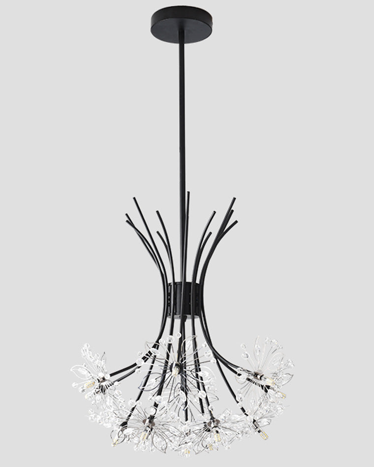 WOMO Lámparas Colgantes de Cristal con Ramillete de Gypsophila-WM2077