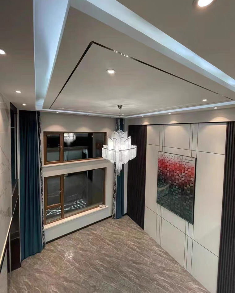 WOMO Tiered Pendant Lamps with Fringes-WM2079