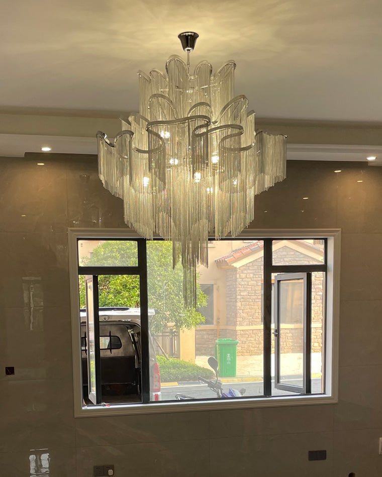 WOMO Tiered Pendant Lamps with Fringes-WM2079