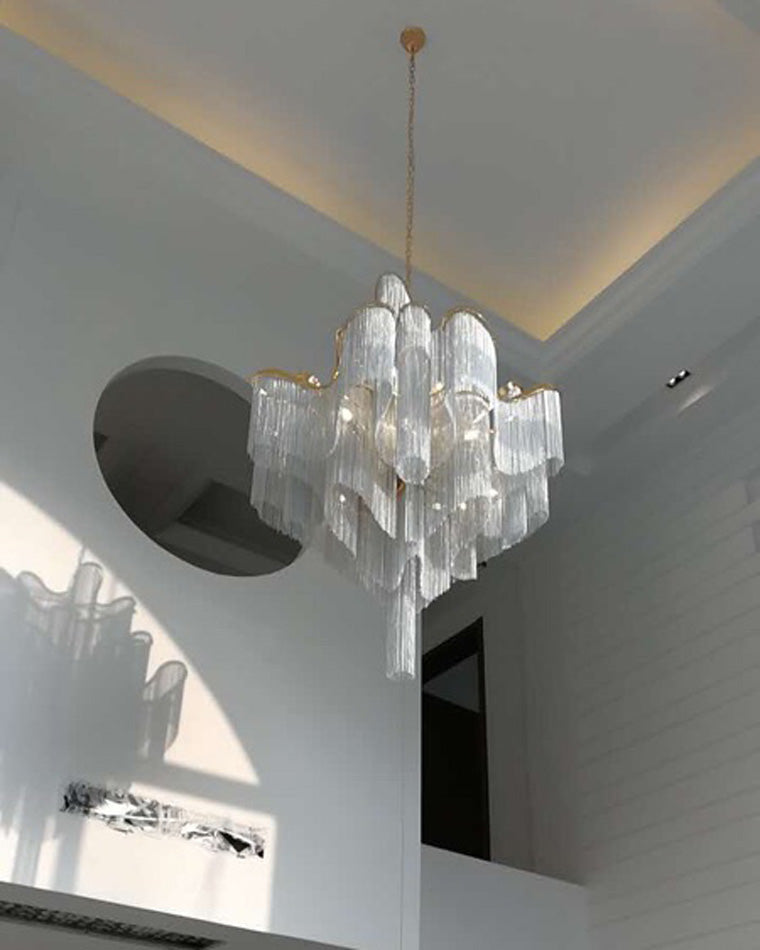 WOMO Tiered Pendant Lamps with Fringes-WM2079