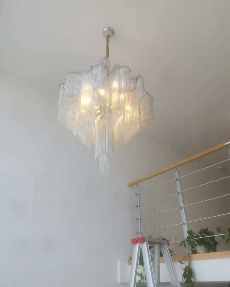 WOMO Tiered Pendant Lamps with Fringes-WM2079