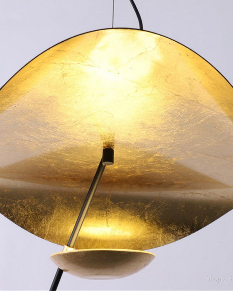 WOMO Lámparas Colgantes de Hoja de Oro - WM2088