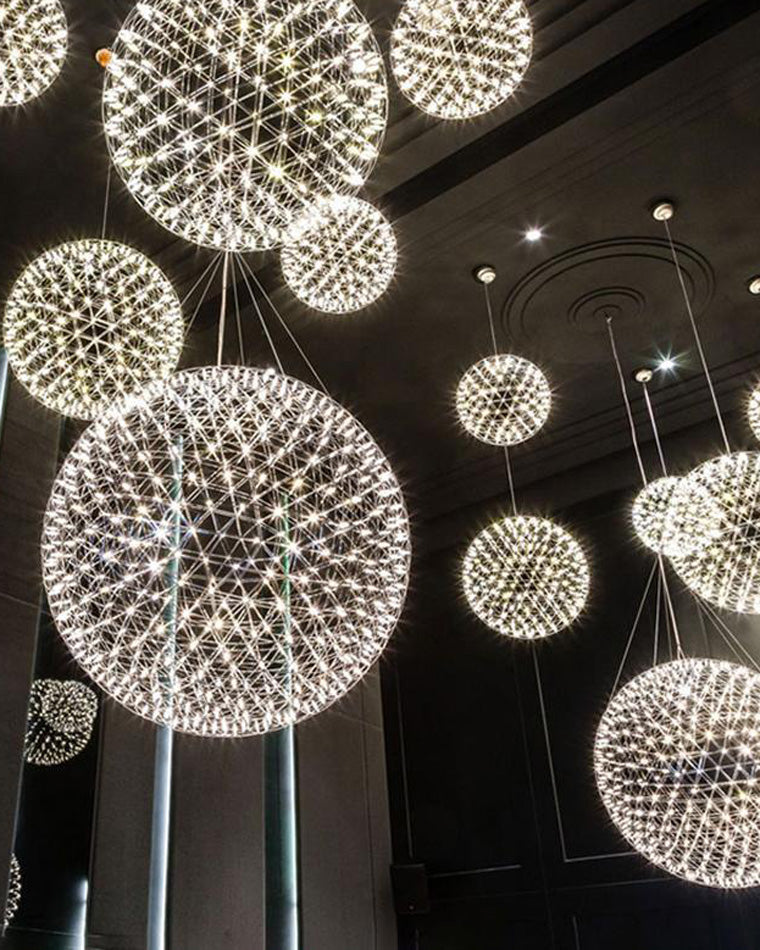 WOMO Lámparas Colgantes de Globos Estrellado-WM2091