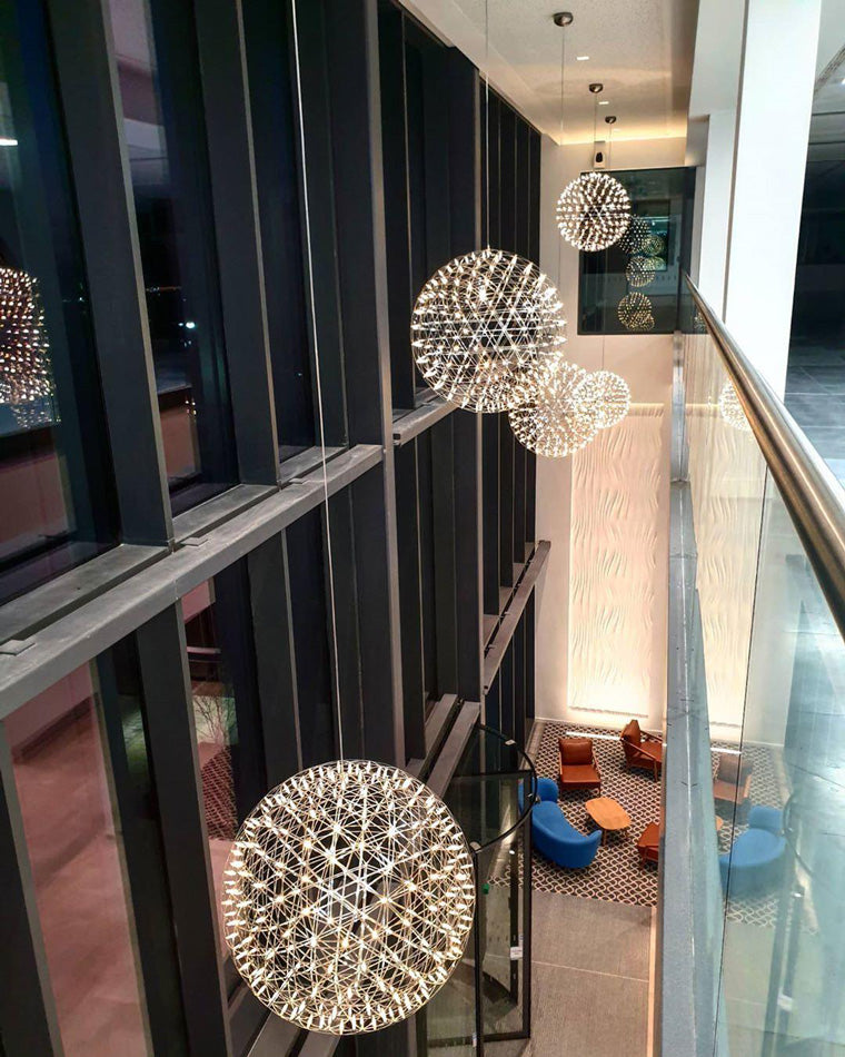 WOMO Lámparas Colgantes de Globos Estrellado-WM2091