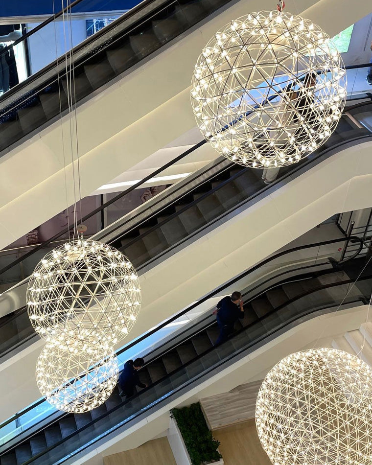 WOMO Lámparas Colgantes de Globos Estrellado-WM2091