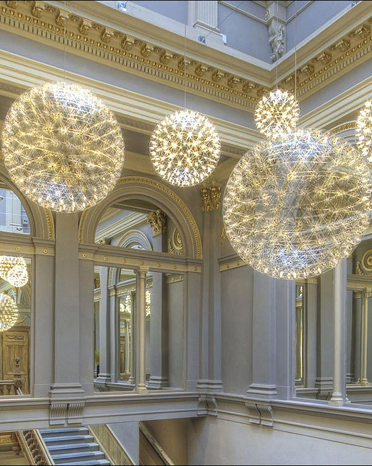WOMO Lámparas Colgantes de Globos Estrellado-WM2091
