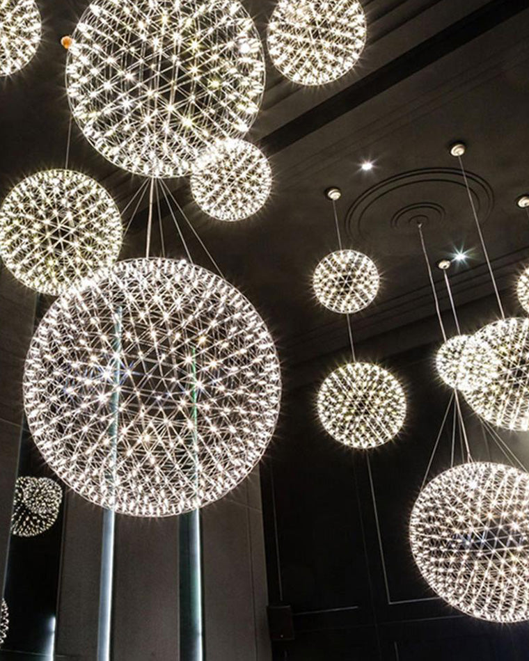 WOMO Lámparas Colgantes de Globos Estrellado-WM2091