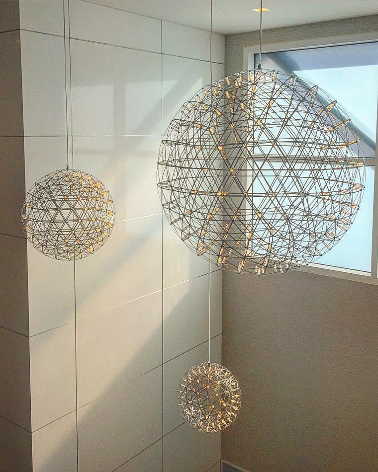 WOMO Lámparas Colgantes de Globos Estrellado-WM2091