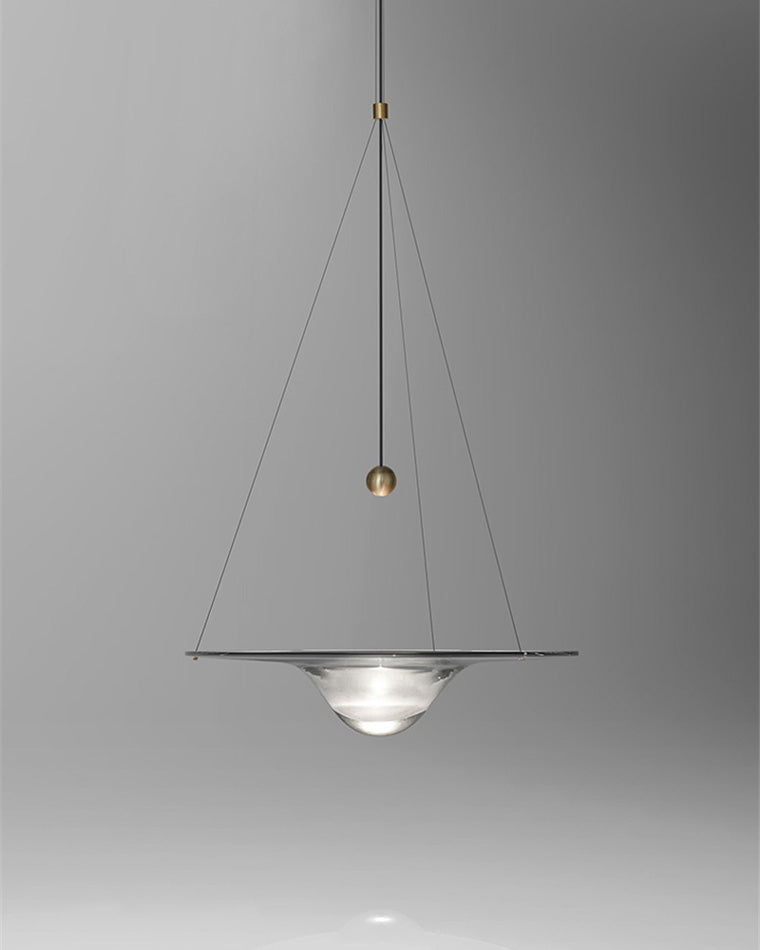 Lámpara colgante WOMO Ripple Glass-WM2092