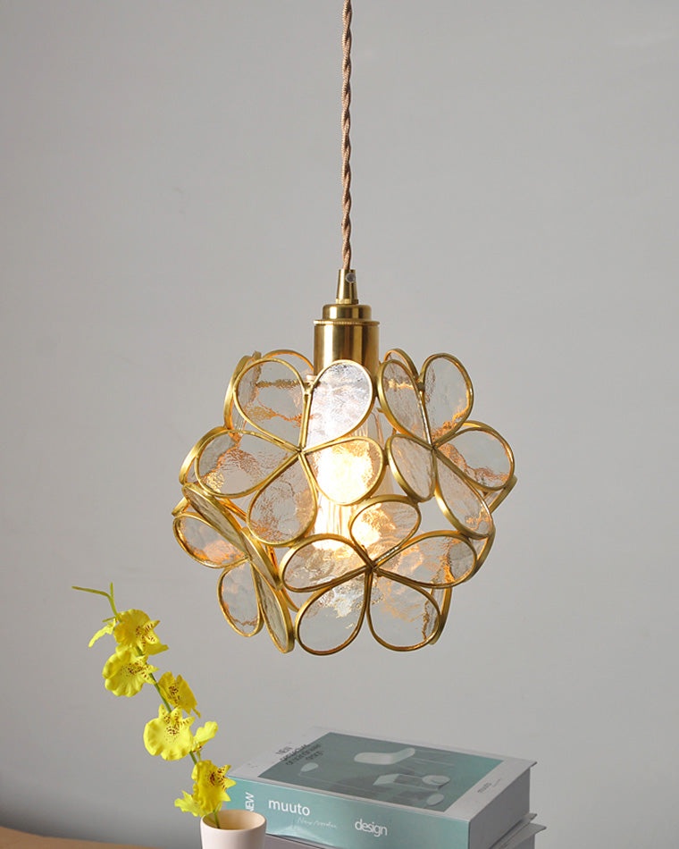 WOMO Lámparas Colgantes de Vitral con Cerezo en Flor -WM2100