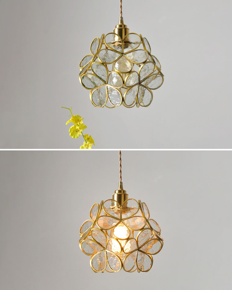 WOMO Lámparas Colgantes de Vitral con Cerezo en Flor -WM2100