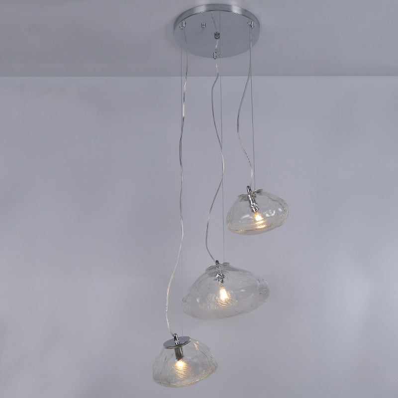 Lámpara colgante de cristal soplado en cascada WOMO-WM2101b