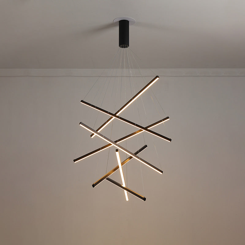 WOMO Lámparas Colgantes LED Varillas Múltiples-WM2125