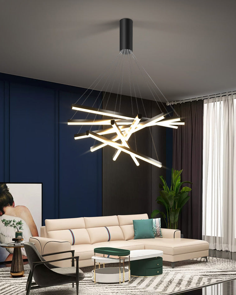 WOMO Lámparas Colgantes LED Varillas Múltiples-WM2125