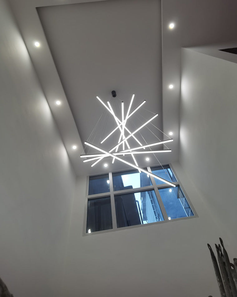 WOMO Lámparas Colgantes LED Varillas Múltiples-WM2125