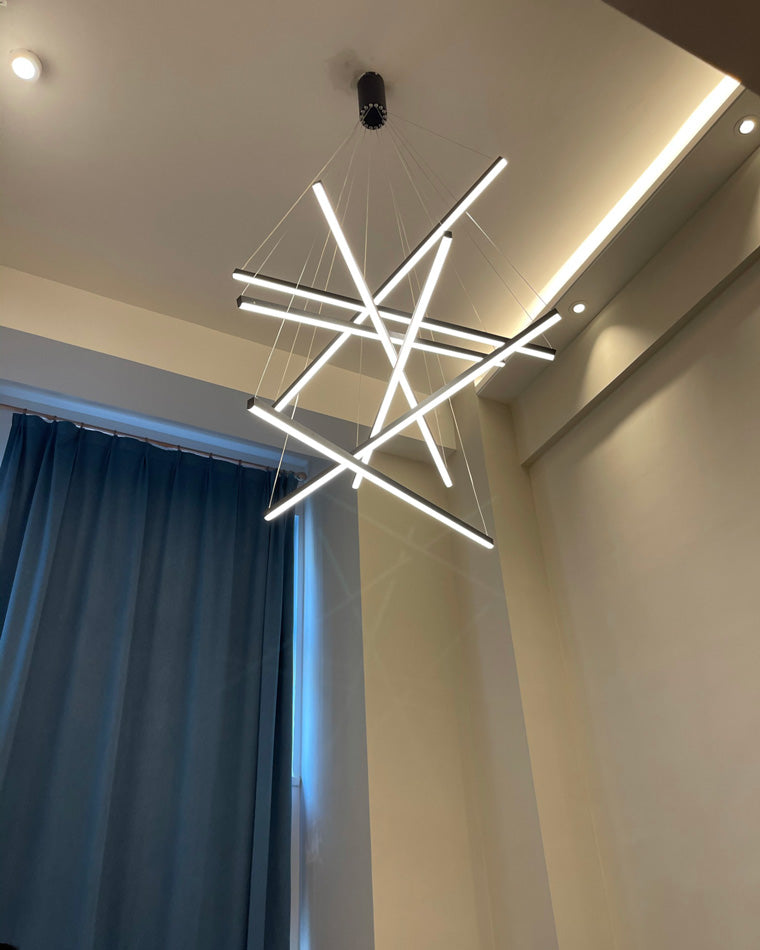 WOMO Lámparas Colgantes LED Varillas Múltiples-WM2125