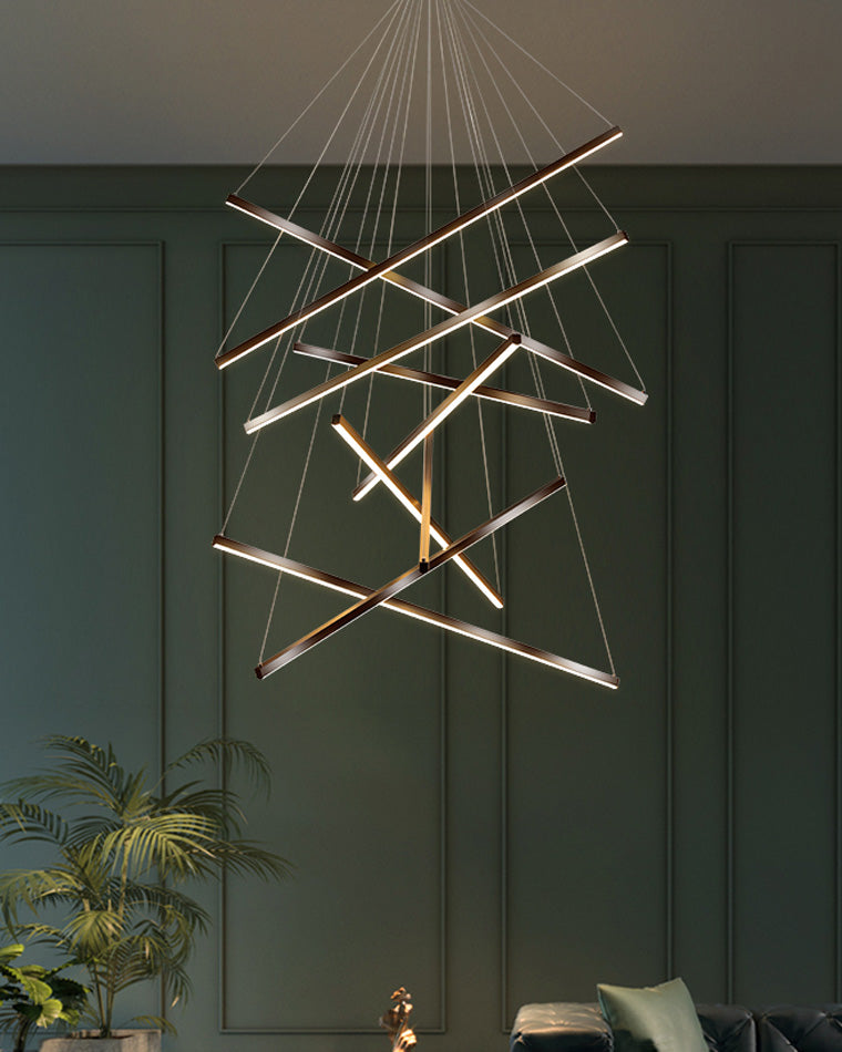 WOMO Lámparas Colgantes LED Varillas Múltiples-WM2125