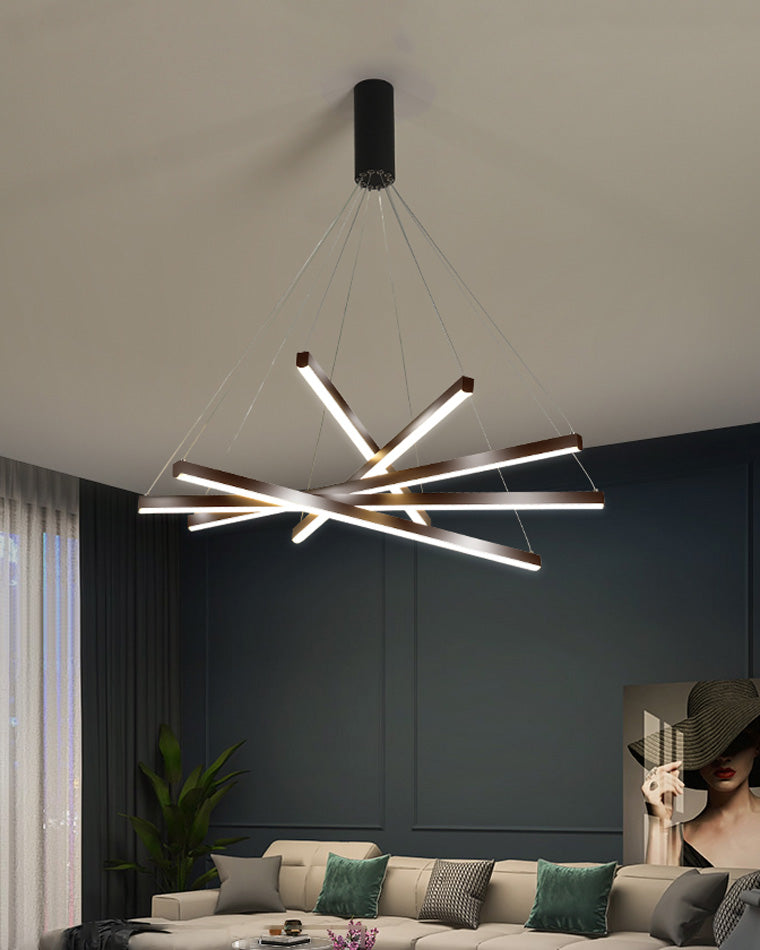 WOMO Lámparas Colgantes LED Varillas Múltiples-WM2125
