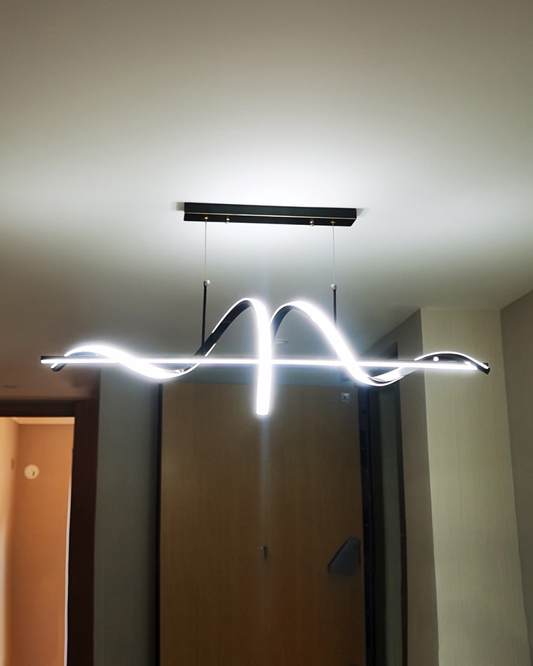 Lámpara colgante de cocina LED en espiral WOMO-WM2129