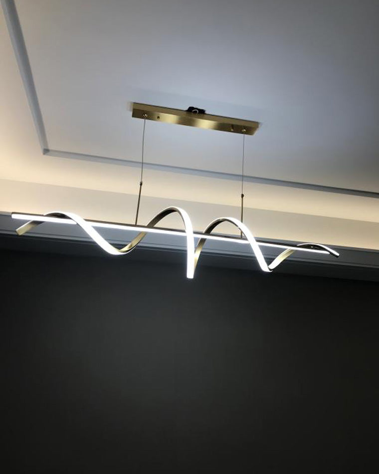 Lámpara colgante de cocina LED en espiral WOMO-WM2129