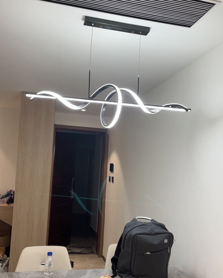 Lámpara colgante de cocina LED en espiral WOMO-WM2129