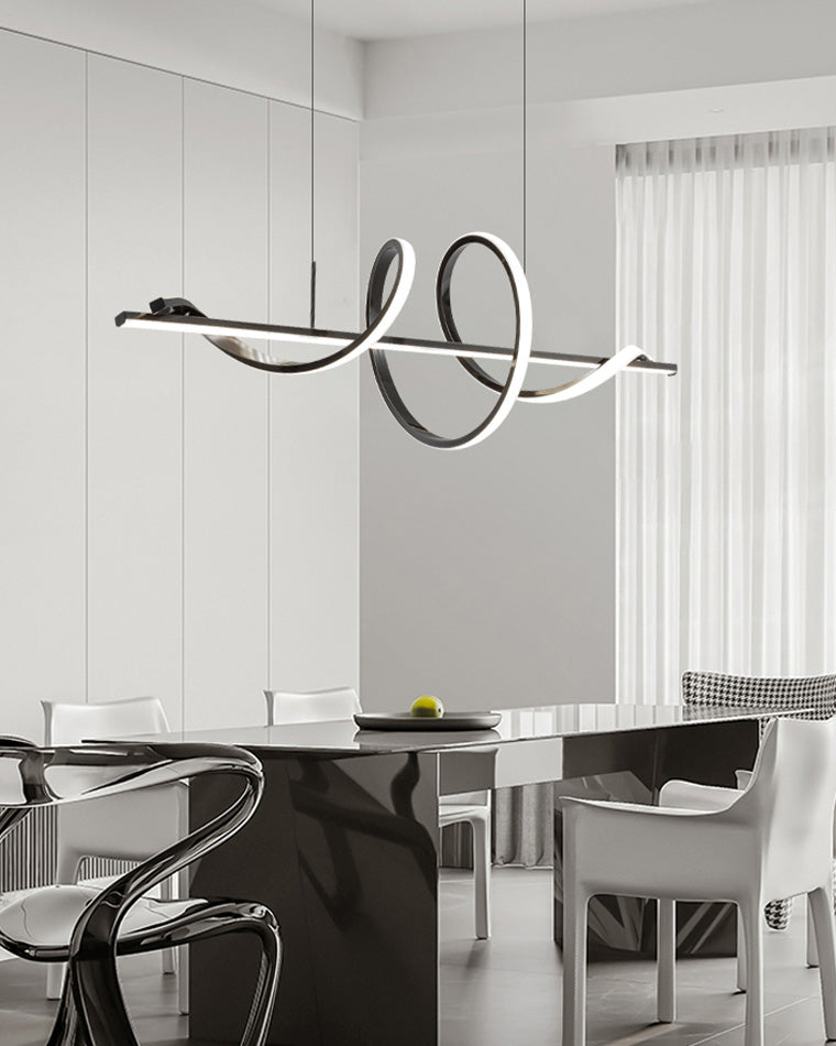 Lámpara colgante de cocina LED en espiral WOMO-WM2129