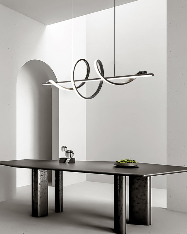 Lámpara colgante de cocina LED en espiral WOMO-WM2129