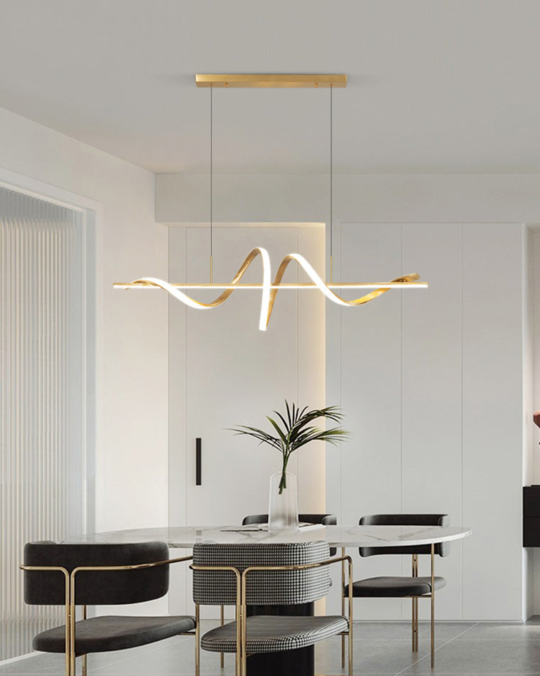Lámpara colgante de cocina LED en espiral WOMO-WM2129