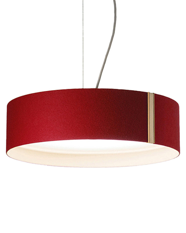 Lámpara colgante WOMO Drum Felt-WM2149