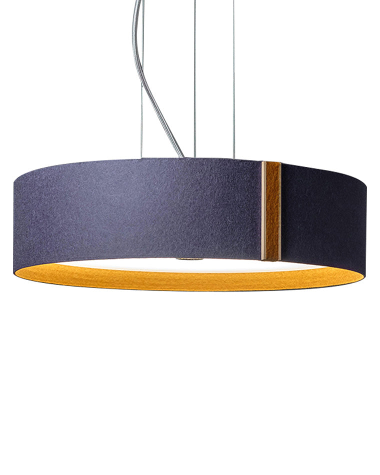 Lámpara colgante WOMO Drum Felt-WM2149